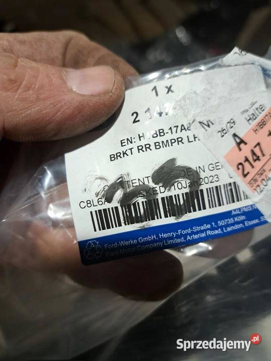 ślizg mocowanie zderzaka Lewy Tył Ford Fiesta Części montażowe