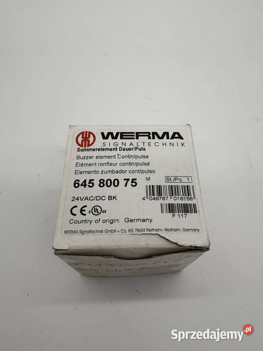 Werma 645 800 75 Element akustyczny