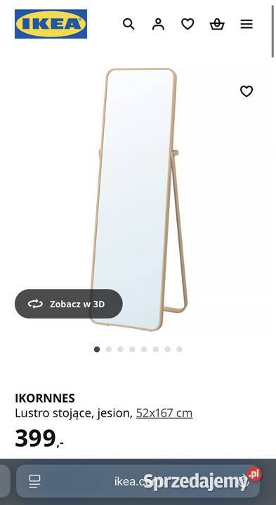 Lustro Ikea Ikorness nowe negocjuj cenę Warszawa sprzedam