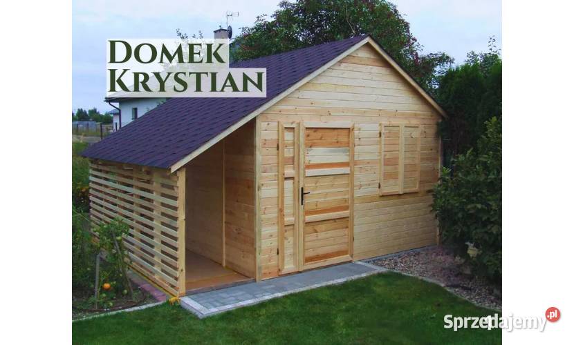 Drewniany domek na narzędzia Krystian Domek Ostrów Wielkopolski