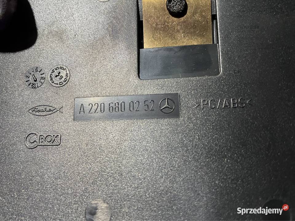 Popielniczka schowek A2206800252 mercedes s w220 sprzedam
