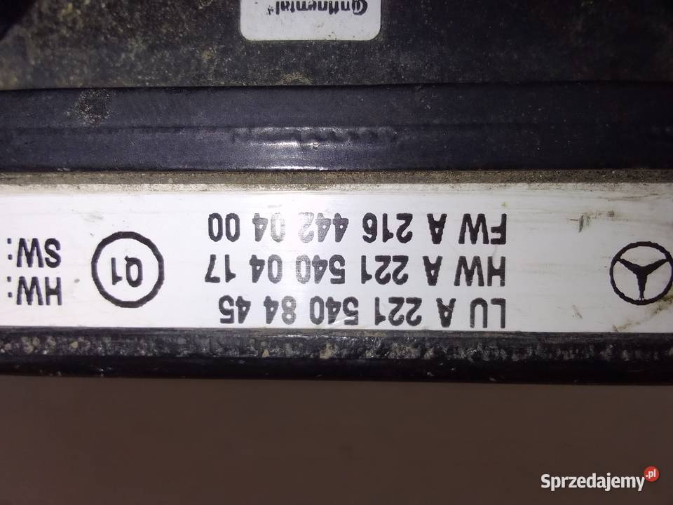 Radar A2215408445 Wyposażenie elektryczne