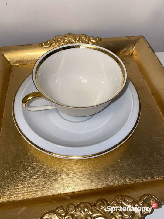 duo śniadaniowe porcelanowe z sygnatura Kraków sprzedam