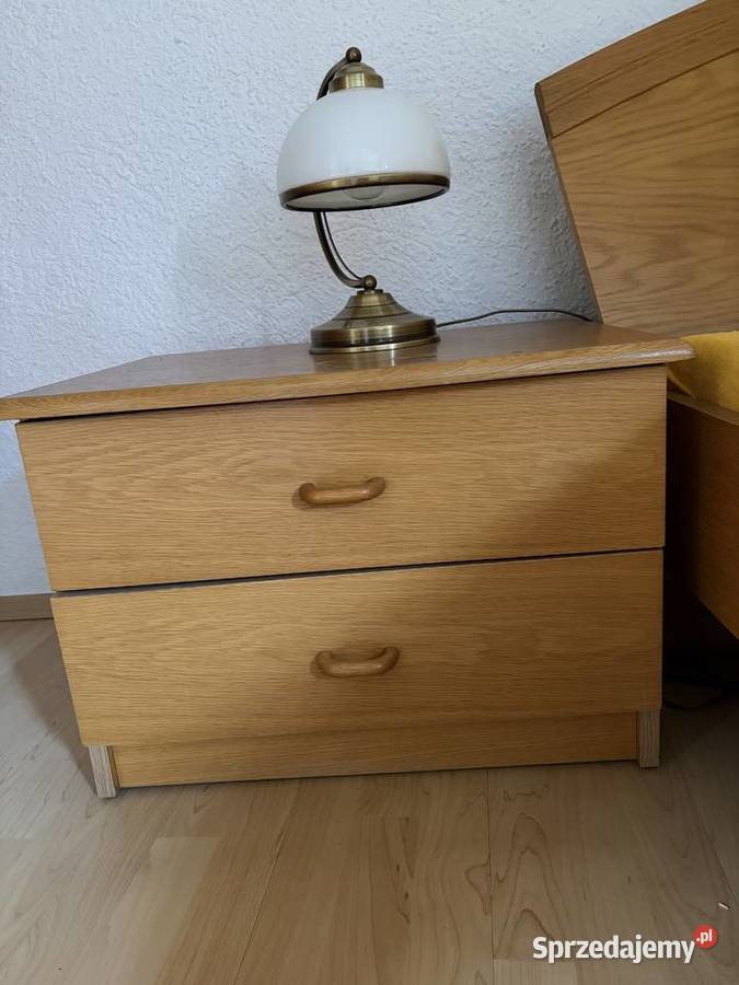 Zestaw dębowy do sypialni