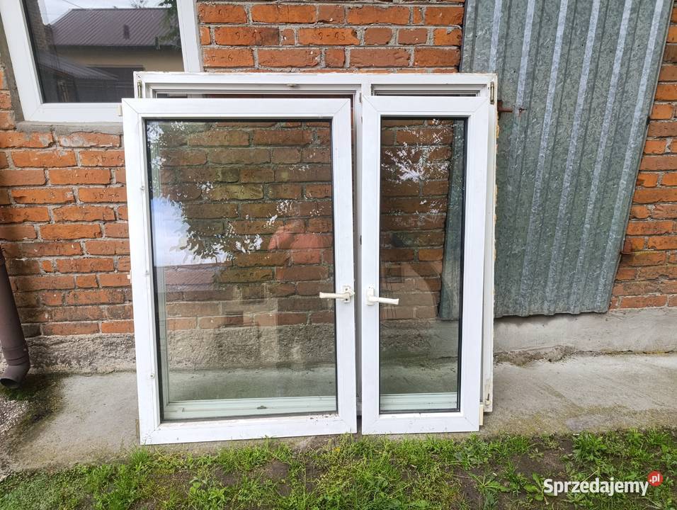 Okna dwuskrzydłowe z demontażu 146x143 Okna dachowe Dom i Ogród Lubocz