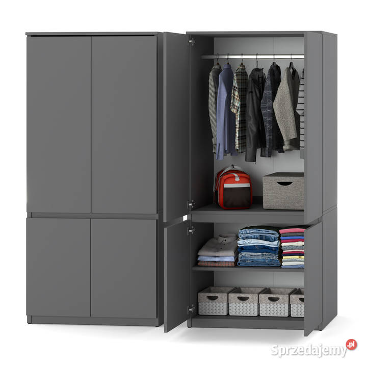 Szafa Szara Mat Do Sypialni Przedpokoju Elbląg