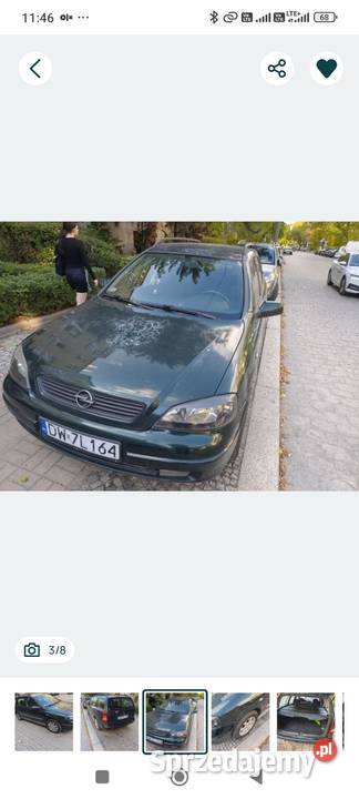 Opel Astra G 16 benzyna stan klima Astra Wrocław