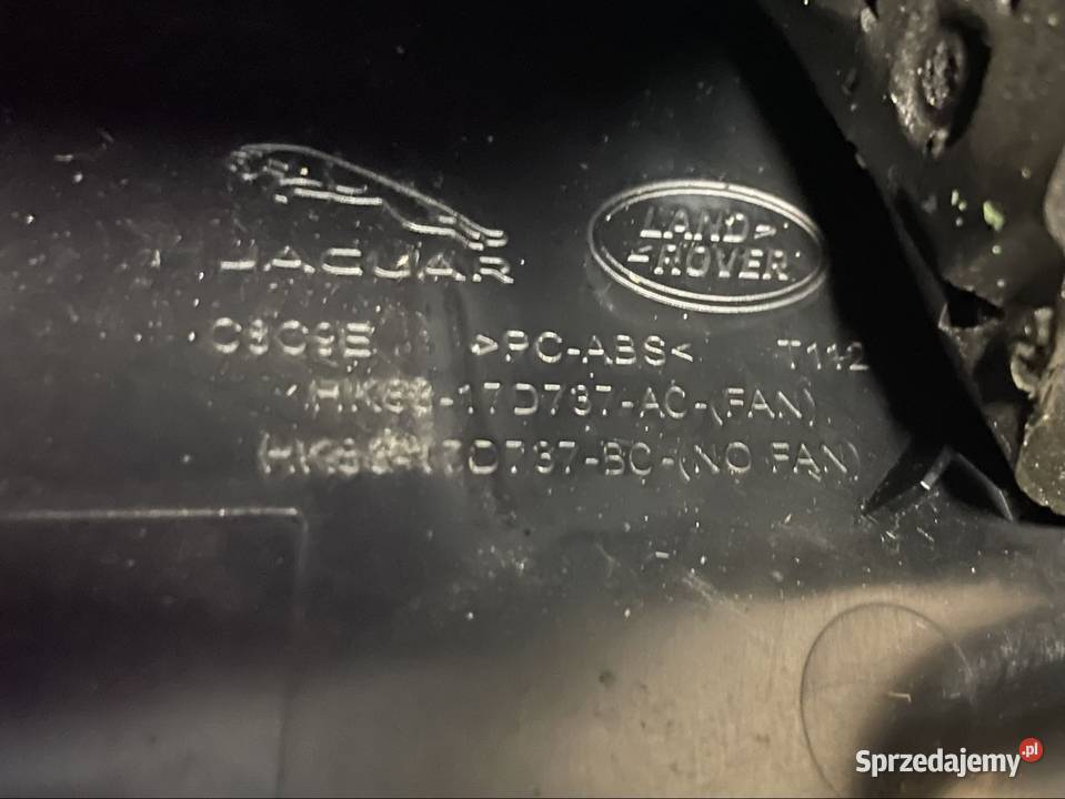 HK8317D737AC osłona lusterka wewnętrznego Jaguar Rok produkcji 2016 zachodniopomorskie Szczecin