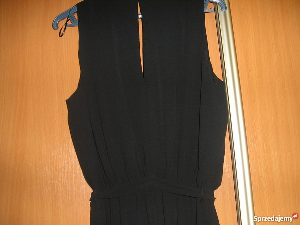 sukienka mgiełka midi mała czarna 36 S L Słupsk