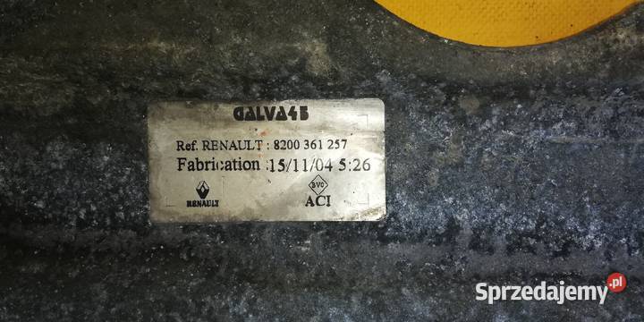 belka pod chłodnicę 8200361257 Renault Scenic 2 łódzkie Piotrków Trybunalski