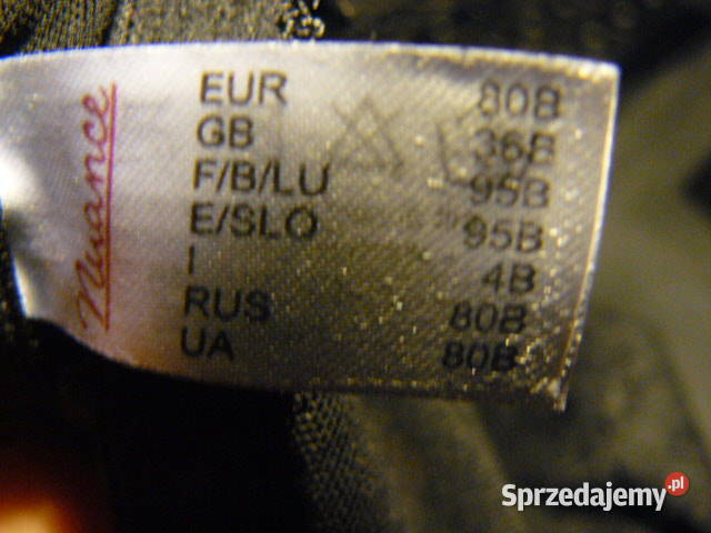 Body czarne koronkowe 80B Rzeszów