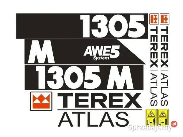 Naklejki oklejenie ATLAS TEREX 1305M Zamiennik Janików