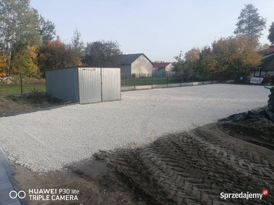 Utwardzanie terenu kruszywo budowa dróg Bełchatów