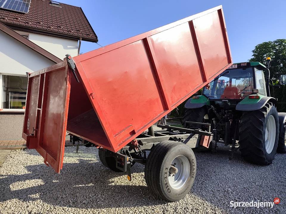 Przyczepa kiper 5 ton szczelna Rzeczniów