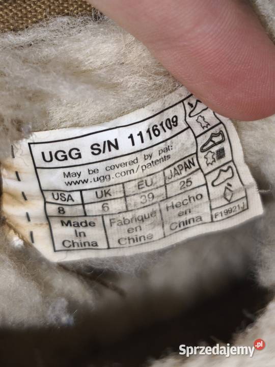 Oryginalne botki UGG mazowieckie