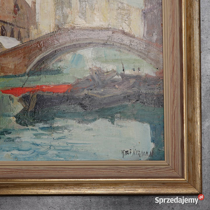 ARTexpert Obraz olejny na płycie Knut Norman Dobrzany sprzedam