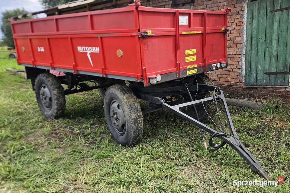 Przyczepa sztywna zarejestrowana