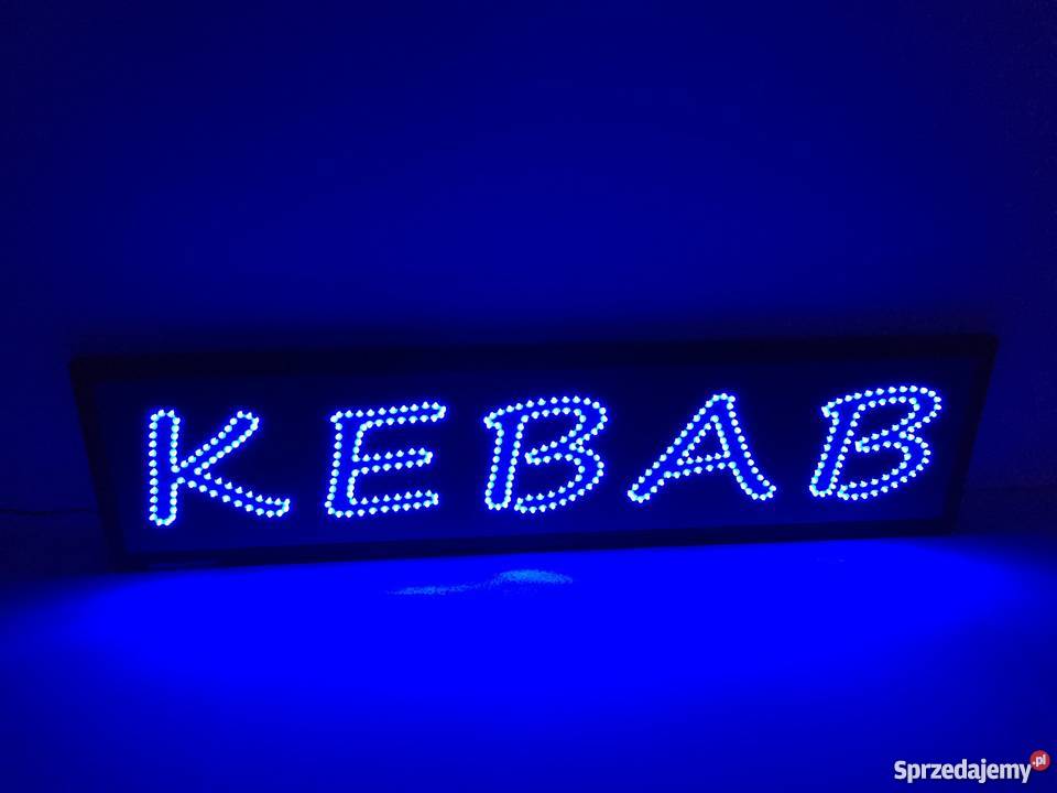 LED reklama KEBAB szyld 120 zewnętrzna NOWA mazowieckie Pomiechówek