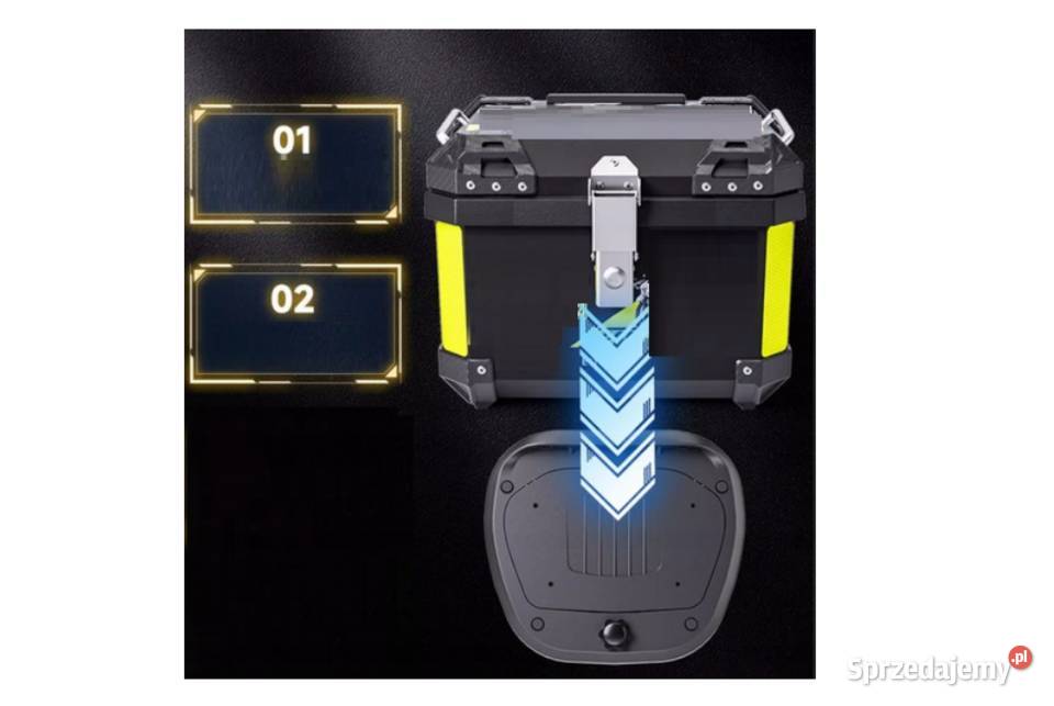 KUFER BAGAŻOWY CENTRALNY CZARNY 45 L Z