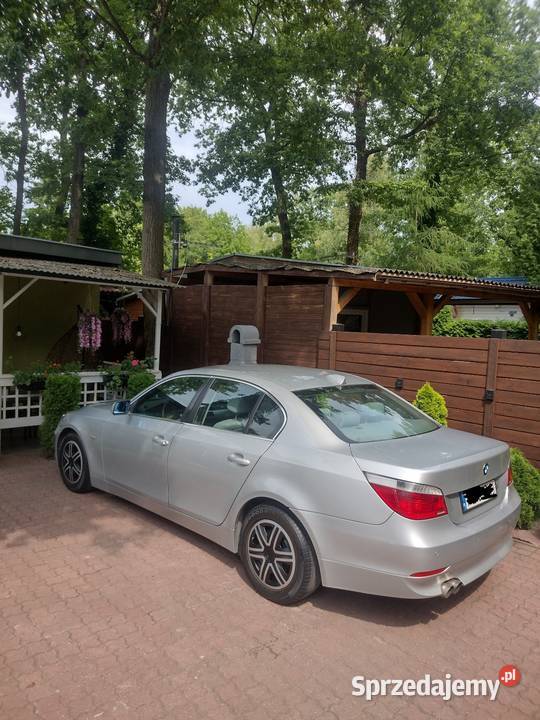 Zadbane BMW E60Gaz LPGAutomatSporty tłumiki elektryczne lusterka Strzelno