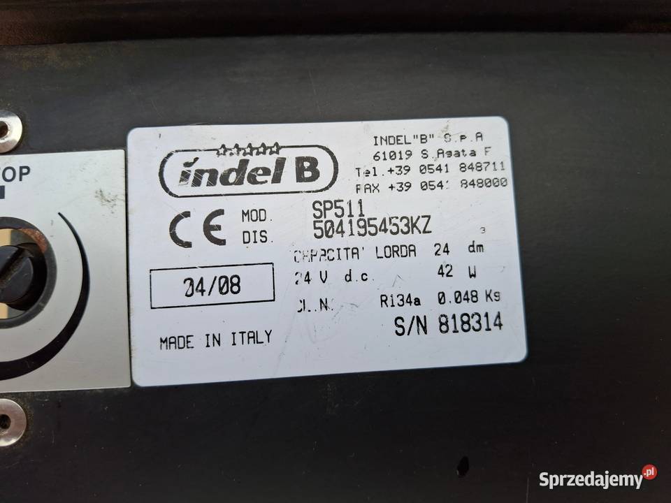 IVECO STRALIS LODÓWKA INDEL B 24L 24V 504195453 Bieleń