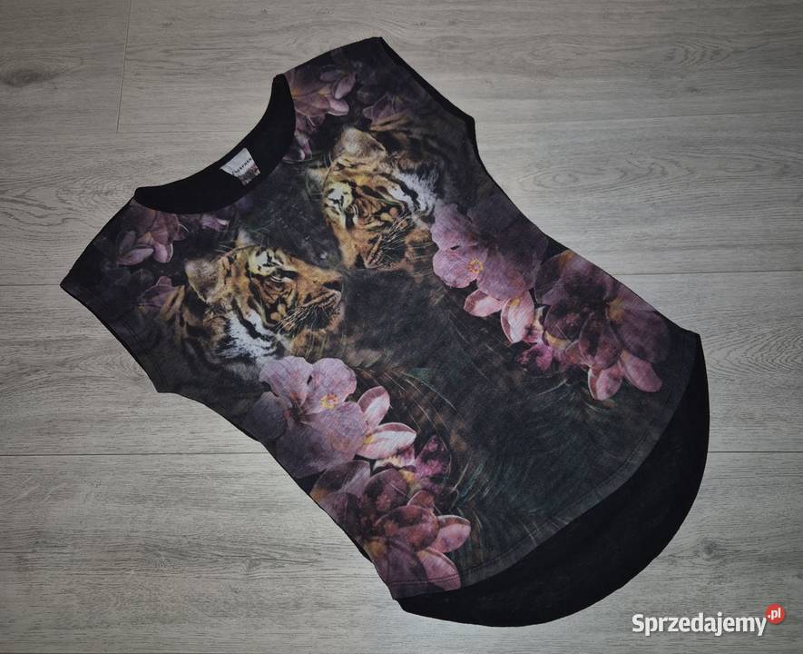 Bluzka damska krótki rękaw Tygrys Atmosphere 36S Rozmiar 36(S) łódzkie Łódź
