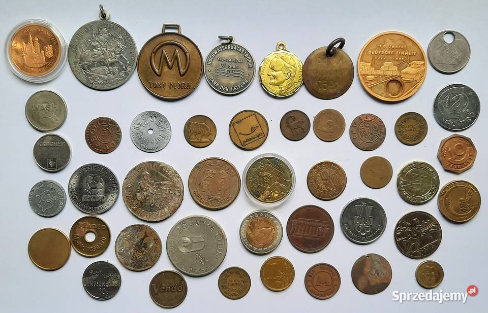 Zestaw Numizmatów Żetonów 44 Gliwice