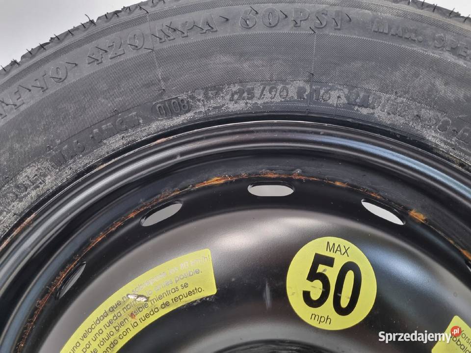 KOŁO DOJAZDOWE Mercedes W169 W245 dojazdówka Chełm