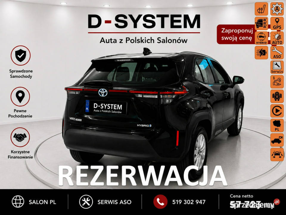 Toyota Yaris Cross 22 Salon Polska 1Właściciel bluetooth Yaris Cross Białystok