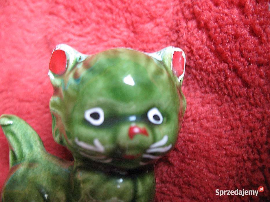 Kot Zielony kotek Figurka Stary Design 45 x 4 x Siedlce
