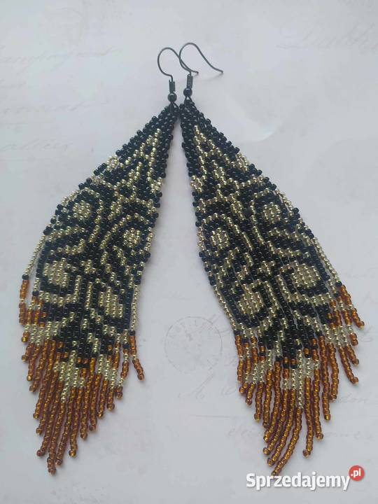 Kolczyki z koralików Toho mazowieckie Kozienice sprzedam