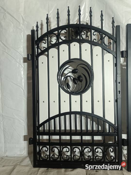 Brama Wjazdowa Dwuskrzydłowa Kuta Pręt Pełny Starachowice