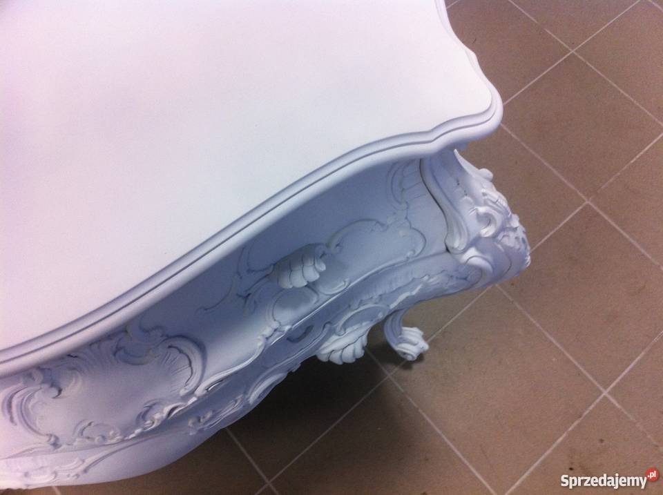 Komoda barokowa biała shabby inne kolory śląskie