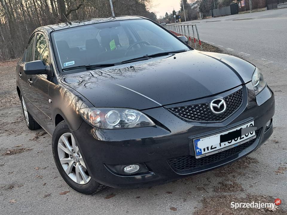 Sprzedam ładną Mazdę 3 16 benzyna 2005r sedan 140000km Mazda mazowieckie Żyrardów
