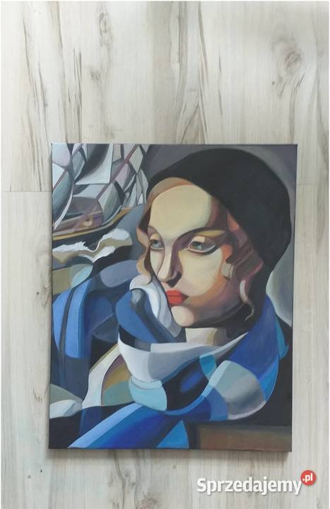 Sprzedam obraz Tamara Łempicka Kobieta z łódkami Kalisz sprzedam