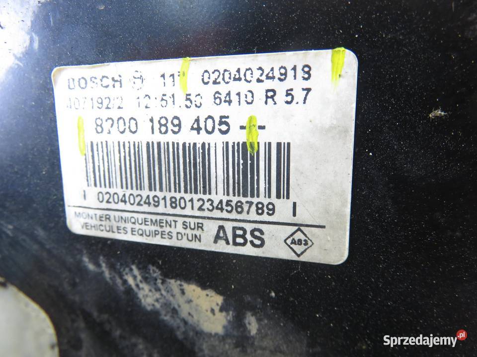 SERWO RENAULT MASTER II FD 22 dCI 90 G9T 750 małopolskie