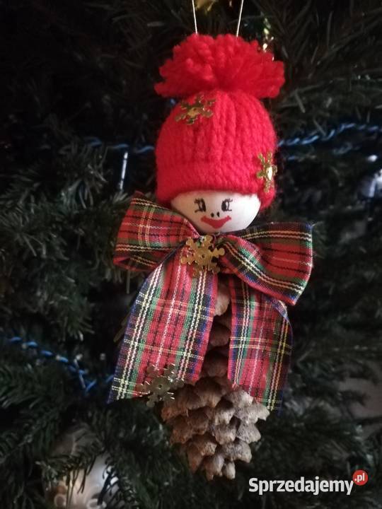 Szyszkowe ludziki zawieszki na choinkę Kraków
