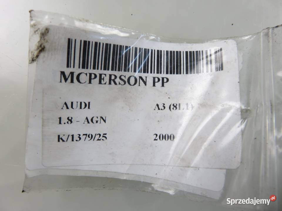 MCPERSON PRAWY PRZEDNI AUDI A3 8L 18 AGN