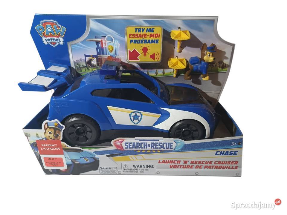 Samochód policyjny Paw Patrol z figurką Chase Samochody i pojazdy Katowice