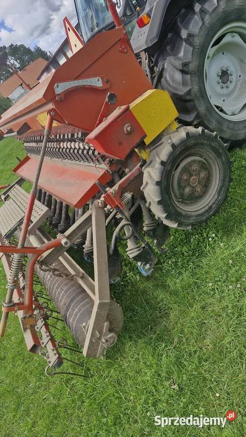Siewnik Unia poznaniak 3m z wałem ugniatającym Barlinek