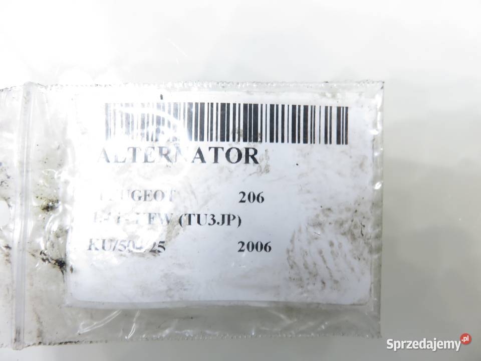 ALTERNATOR PEUGEOT 206 14 75 KFW 9656956080