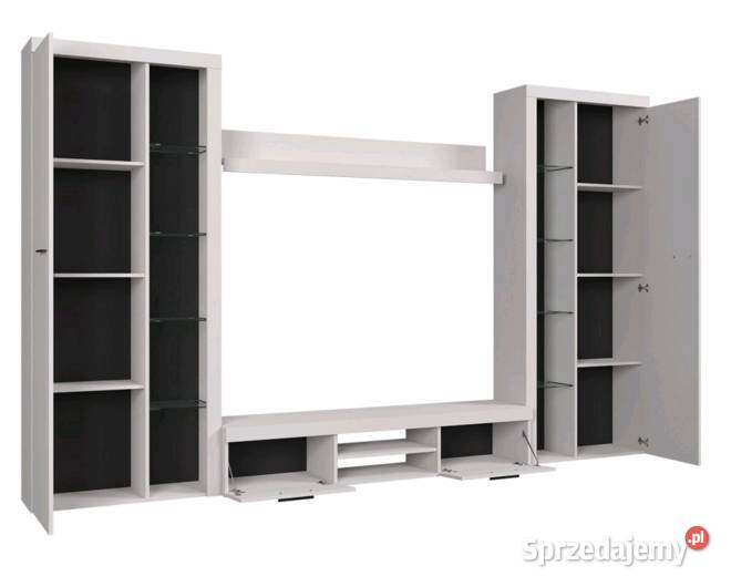 Duża meblościanka z szafą dwudrzwiową Tychy sprzedam
