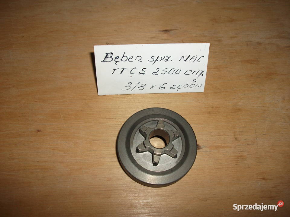 Koszbęben sprzęgła NAC CS 2500 38 X 6 zębów zęb Włocławek