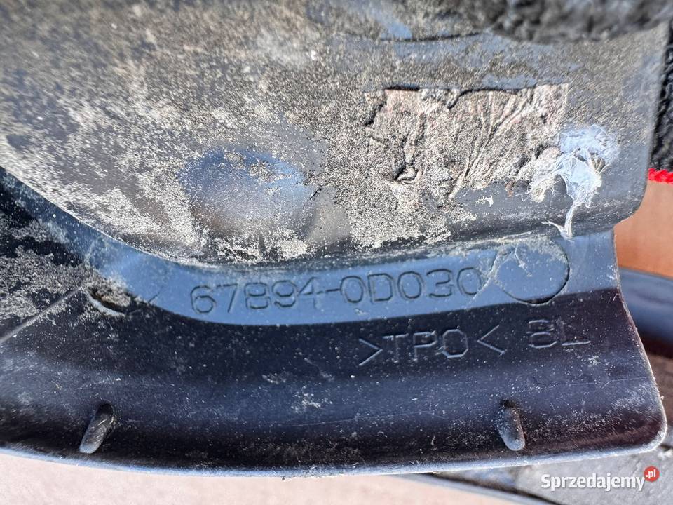 Uszczelka klapy tylnej lewa Toyota Yaris III małopolskie Brzesko sprzedam