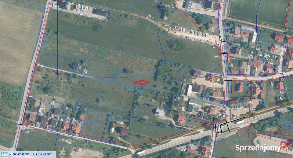 2 działki pod budowę domów Łagów świętokrzyskie świętokrzyskie
