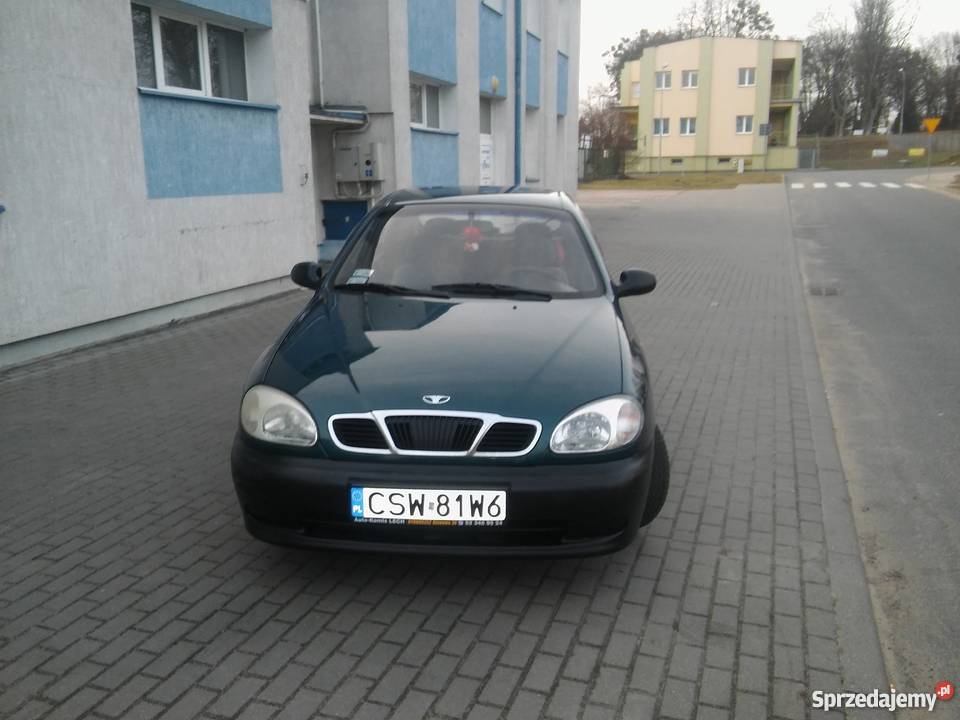Daewoo Lanos 15 LPG ważne do 2022 Wspomaganie zielony Świecie