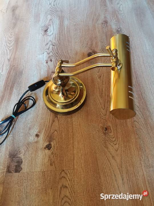 Lampa mosiężna gabinetowa małopolskie
