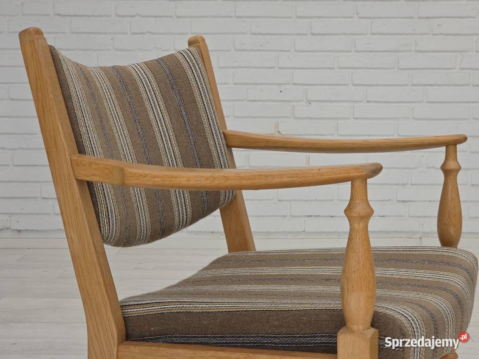 Lata 70 para skandynawskich foteli wełna meblowa