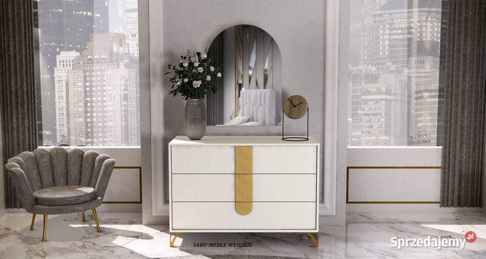 Nowoczesna włoska komoda do sypialni Gracja Przemyśl