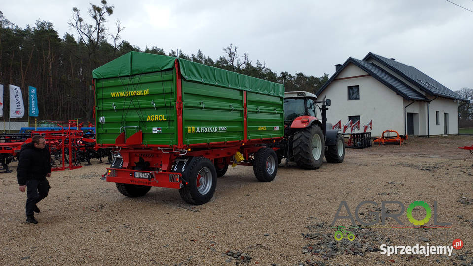 Pronar przyczepa T680 14 ton nadstawy zaczep mazowieckie Radzanów